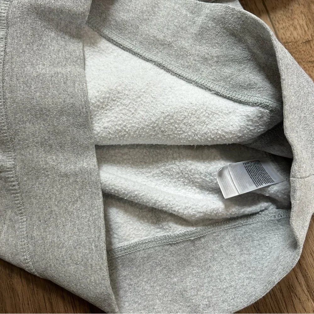 The‎ North Face Men’s Gray Hoodie Sweatshirt, Front Logo, Embroidered, Small